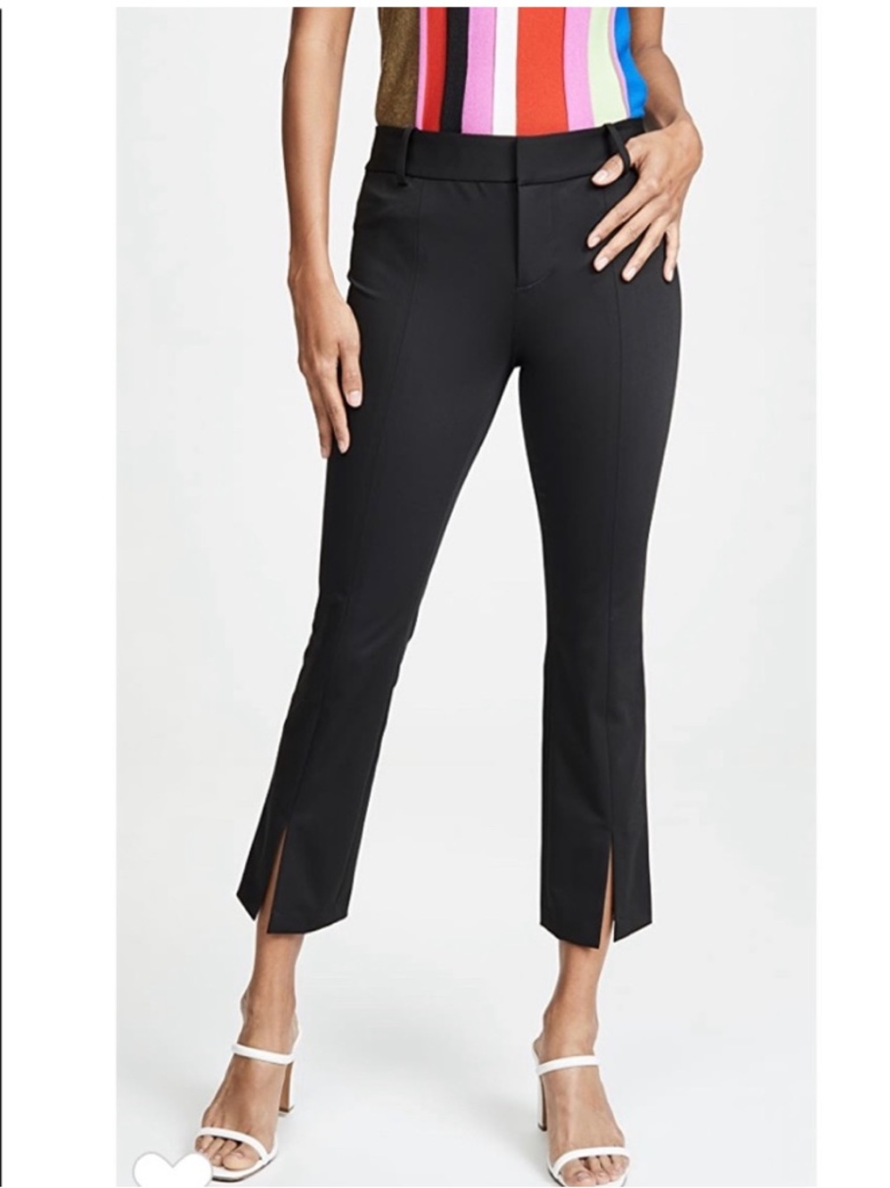 Alice and Olivia Stacey Slit Ankle Pants